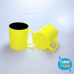 Caneca Amarelo Int. Preto - Polímero Sublimação - comprar online