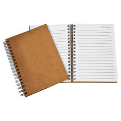 Caderno Kraft Frente e Verso (80 folhas pautada) - comprar online