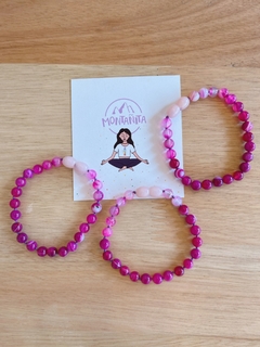 Pulsera Ágata Rosa