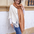 Shawl / oversized scarf of llama wool (Sand) - buy online