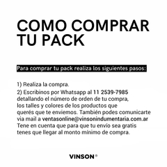 Remeras Cuello O Pack X5 - comprar online