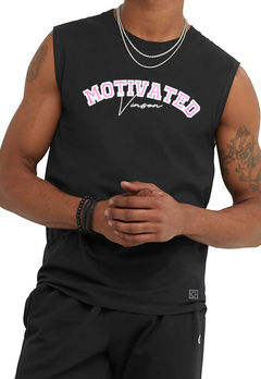 Musculosa Motivated Negro