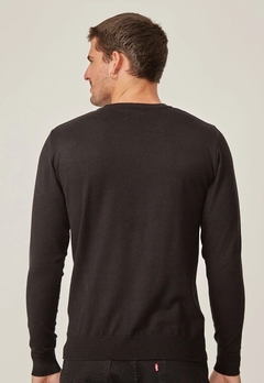 Sweater Burdeos Negro - comprar online