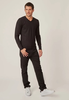 Sweater Burdeos Negro - Vinson