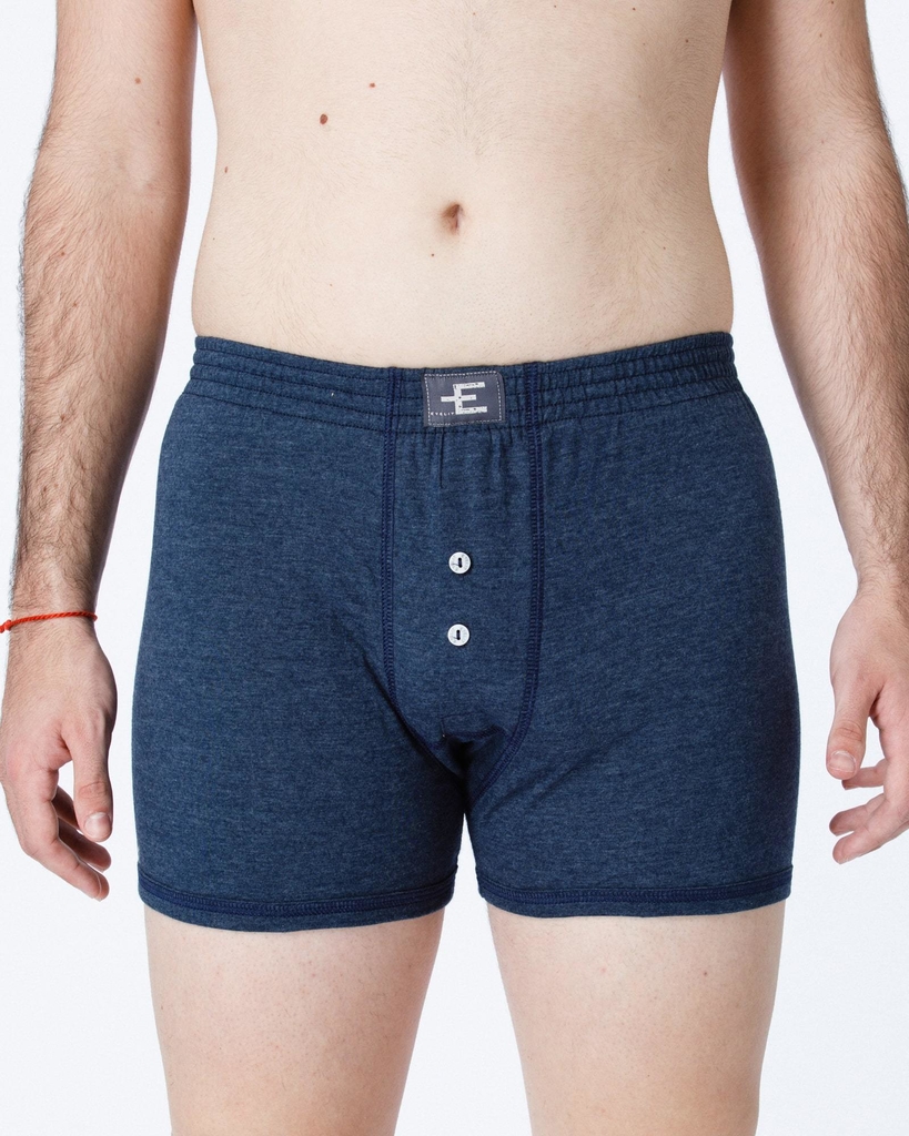 Pack 3 Boxer Eyelit Algodon Con Bragueta Abertura Boton Hombre Art.395