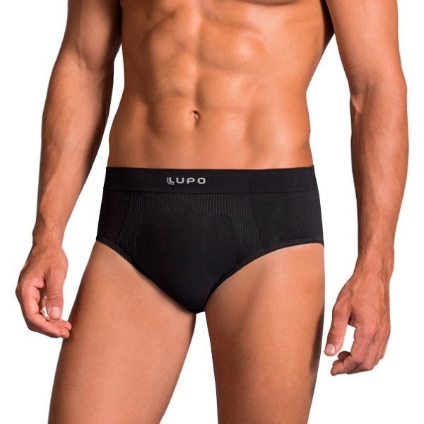 Pack 3 Slip Lupo Microfibra y Lycra Sin Costura Hombre Art.691