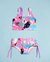 Malla Bikini Solcitos Lycra Top y Culotte Con Proteccion Solar Uv 50 Nena Art.4238 en internet