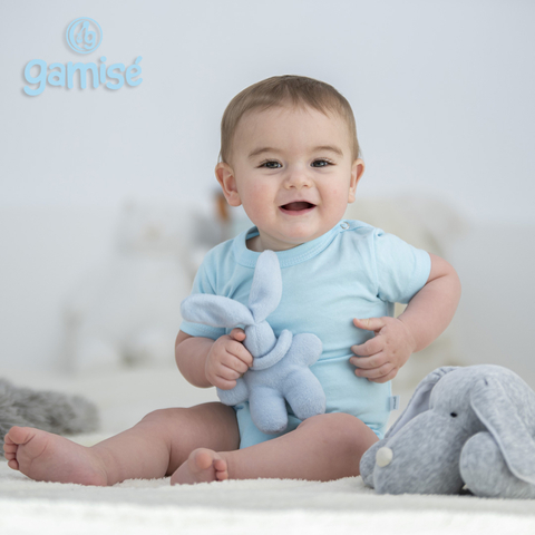 Pack 3 Body Gamise Manga Corta 100 Algod n Liso Verano Bebe Art.5006 5007