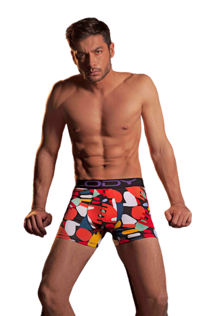 Pack Por Mayor 6 Boxer Lody Algodon Lycra Estampado Elastico Exterior Hombre Art.914