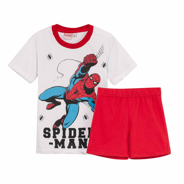 Pijama Spiderman Buzo + Pantalón - Preescolar, PIJAMAS