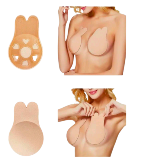 Pezonera Conejito Push Up Levanta Busto Tapa Pezon Ideal Vestidos