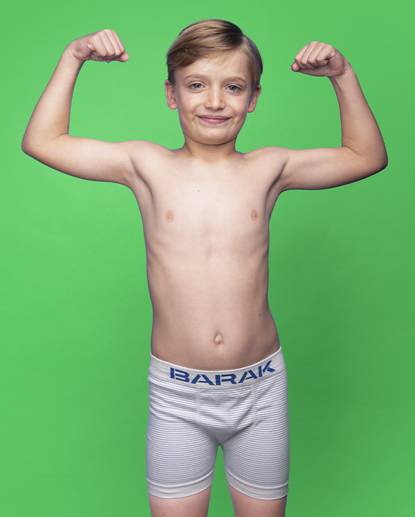 Pack 3 Boxer Barak Sin Costura Algodon y Lycra Rayado T4 10 Art.120