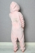 Pijama Mono Enterito Con Capucha Bianca Peluche Coral Fleece Nena Art.21508 - tienda online