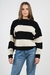 Imagen de Sweater Mujer Lana Acrilica Mele Rayado Cuello Redondo Moda