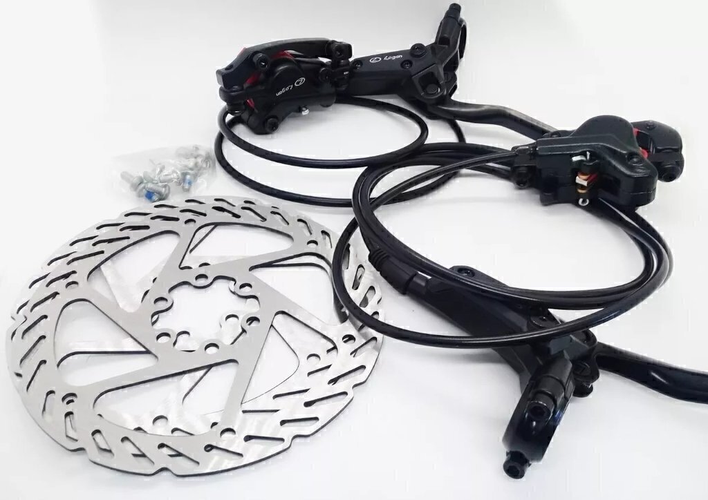 Kit de frenos Logan hidr ulicos bicicleta c discos