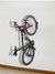 Soporte bicicleta rueda cuida la pared auto adhesivo - comprar online