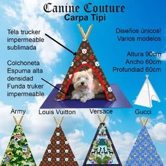 Carpa Tipi Camuflada Army - Canine Couture