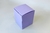 CAJA 10X10X12.5CM LAVANDA tipo cubo