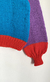 Sweater funky turquesa rojo - comprar online