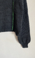 Sweater de hilo negro con colores en internet