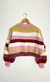 Sweater rayas rosa