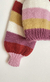 Sweater rayas rosa - comprar online