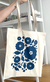 Totebag Flores azules - comprar online