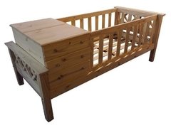 Cama Cuna Funcional Turquita - Madera Maciza( ART CHA6036) - comprar online