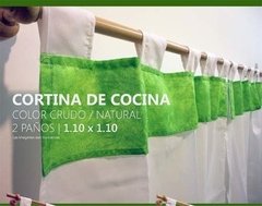 Cortina De Cocina Dos Paños(ART 1507) en internet