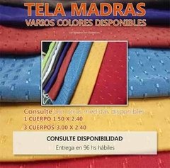 Funda Para Sillon 2 Cuerpos Tela Madras/gross( art 1422) - tienda online