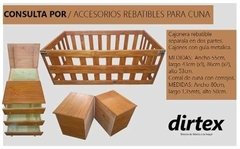 Cama Cuna Funcional Anteo + Divan Cama + Carro Cama + Lustre( ART CHA 6037) - DIR-TEX