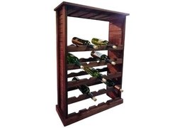 Bodega Madera De Pino Copera Para 25 Botellas(ART TEX 6047) - comprar online