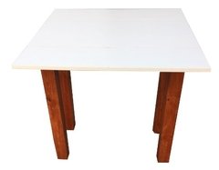 Mesa Libro Plegable De Pino 80x80 Tapa Blanca( ART TEX 6066) en internet