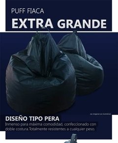 Puff Fiaca Extra Grande Cuero Ecologico( ART 1616) - DIR-TEX