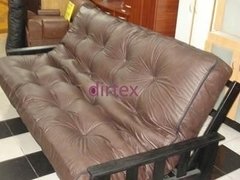 Colchon De 2 Plazas Para Futon De 3 Cuerpos Cuero Ecologico(ART 1628) - tienda online