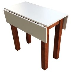 Mesa Libro Plegable De Pino 80x80 Tapa Blanca( ART TEX 6066)