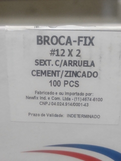 Parafuso Broca-Fix Sextavado com Arruela Zincado 12x2 Caixa com 100 Unidades na internet