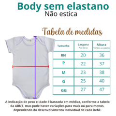 body de bebe p/sublimação (viés colorido) - comprar online