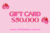 GIFT CARD - $50.000
