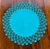 Sousplat de Crochê e Linho Azul Tiffany na internet