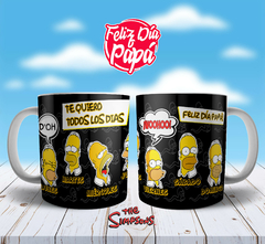 Imagen de Taza Cerámica Dia del Padre Simpsons