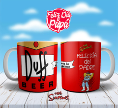 Taza Cerámica Dia del Padre Simpsons