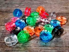 24 Bobinas plástico colores - comprar online