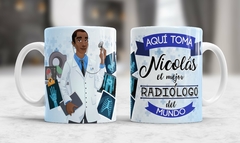 Taza Cerámica Profesionales de la Salud - Mercería Mayorista Costuras