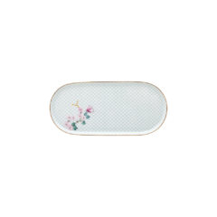 Bandeja ovalada Blushing Birds White - comprar online