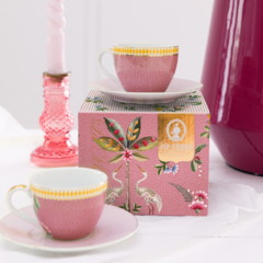Set tazas de cafe La Majorelle Pink - comprar online