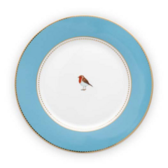 Plato 21 cm Love Birds Blue - tienda online