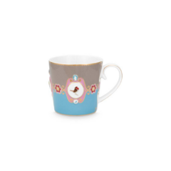 Mug grande Love Birds Blue - Khaki - Pick a Plate