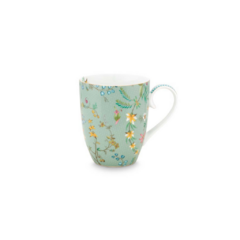 Mug grande Jolie Flowers Blue - comprar online