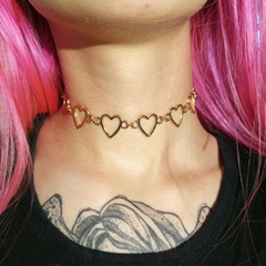 Collar Corazones en internet